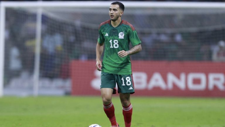 Chávez durante el encuentro ante Honduras