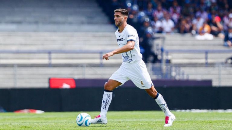 El argentino en partido con Pumas 