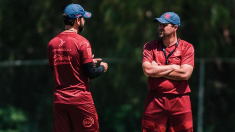 Jardine y Leal en su etapa en Atlético de San Luis