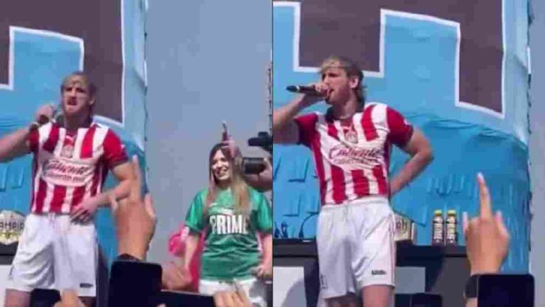 Logan Paul se puso la playera de Chivas y desató la locura