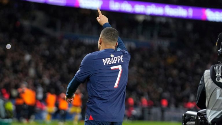 Mbappé con el Paris Saint-Germain