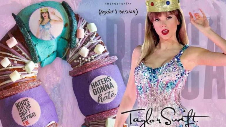 Rosca de reyes inspirada en Taylor Swift: así es la creación de una panadería en Veracruz