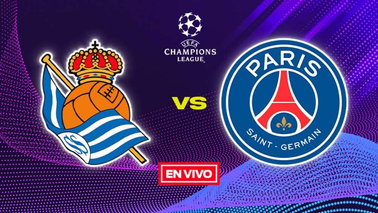 Real Sociedad vs PSG Champions League EN VIVO Octavos de Final Vuelta