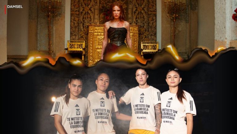 Netflix trabaja de la mano con Tigres Femenil: Amazonas hacen publicidad a ‘Damsel’