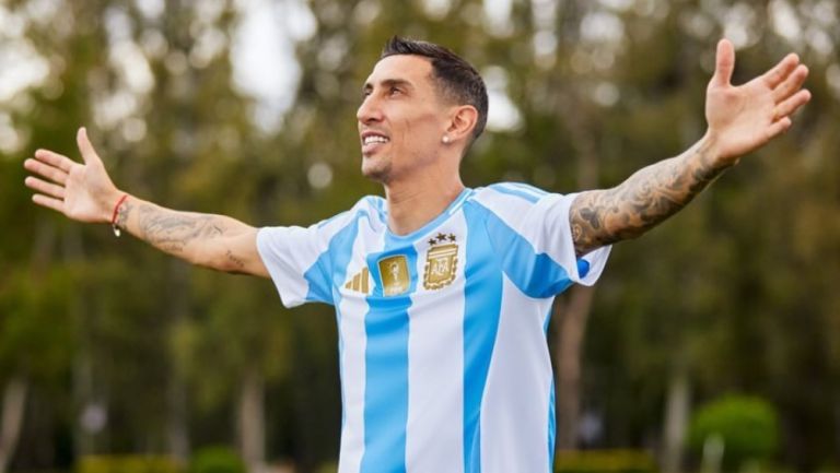 El delantero sudamericano con la selección 