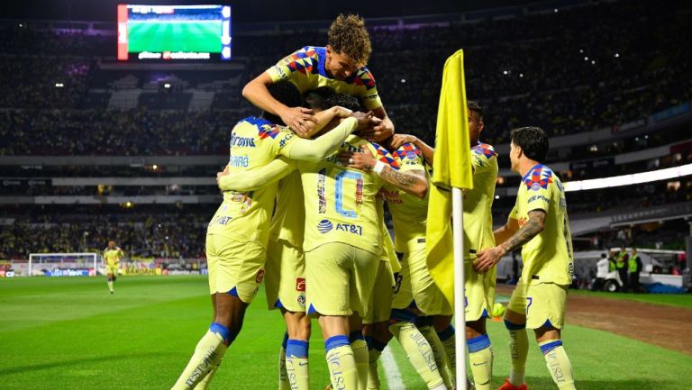 América le pasó por encima a los Diablos Rojos de Toluca en la cancha del Azteca