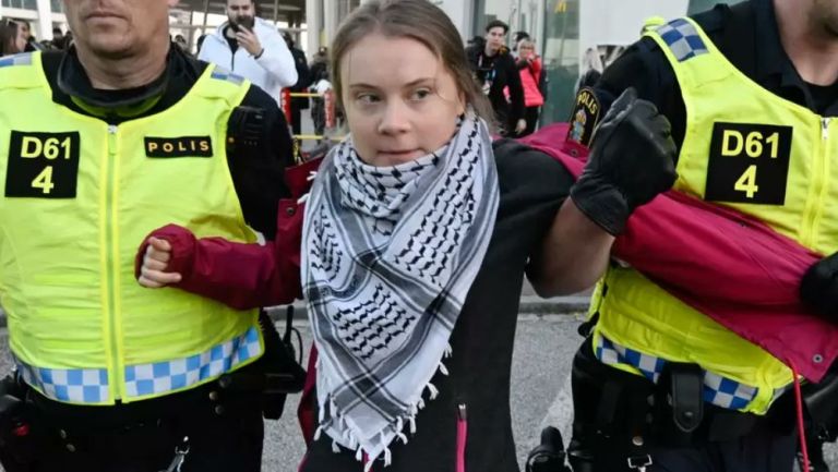 La manifestación fue organizada para protestar por la participación de Israel en el concurso de Eurovisión