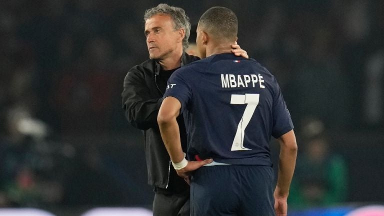 Luis Enrique sobre dirigir a Mbappé en PSG: 'No tengo nada que reprochar'