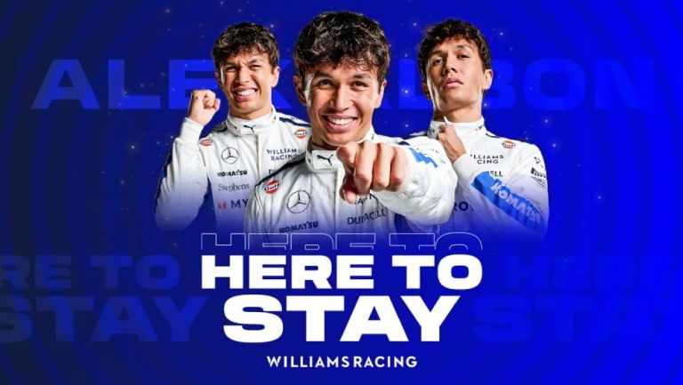 Alex Albon renovó contrato con Williams