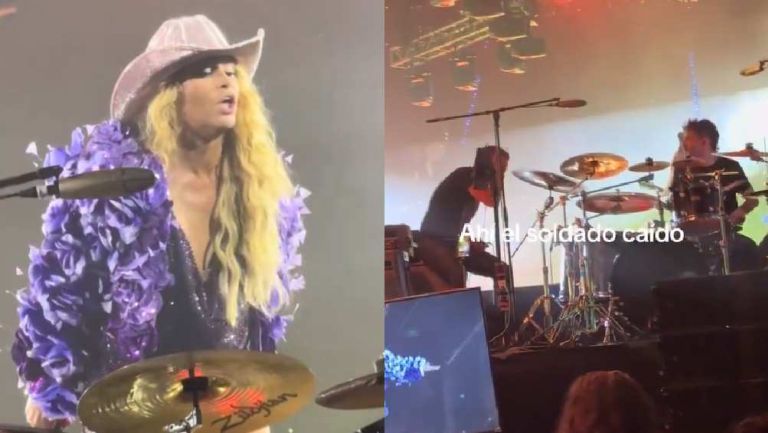 VIDEO: Paulina Rubio regaña a su baterista en medio de un concierto