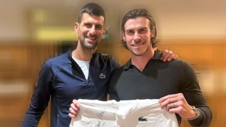 ¡Reunión de cracks! Djokovic comparte increíble foto con Gareth Bale: 'Galácticos'