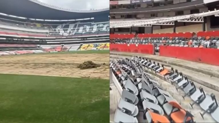 ¡Comienzan los cambios! Filtran imágenes de las remodelaciones del Estadio Azteca