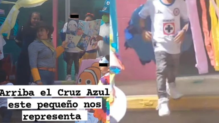 "¡Y arriba el Cruz Azul!": La épica frase con la que un niño cerró una presentación escolar