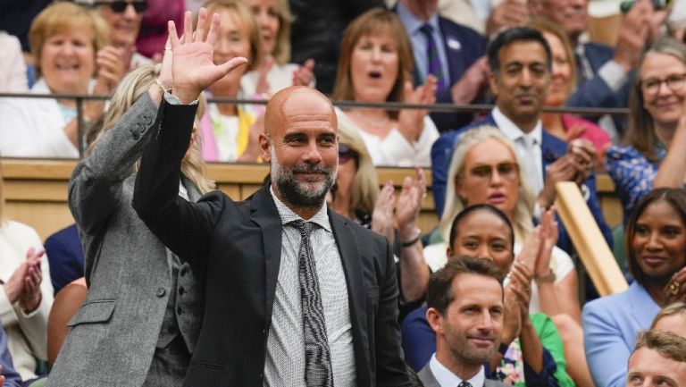 Pep Guardiola en Wimbledon