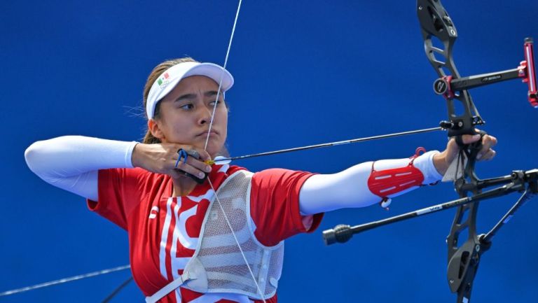 Ruiz durante la competencia donde ganó la medalla de bronce