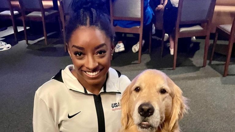 Beacon: El perro que llegó al equipo de Gimnasia de Estados Unidos