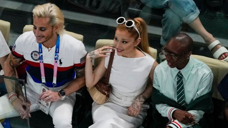 Ariana Grande fue captada en los Juegos Olímpicos de París 2024