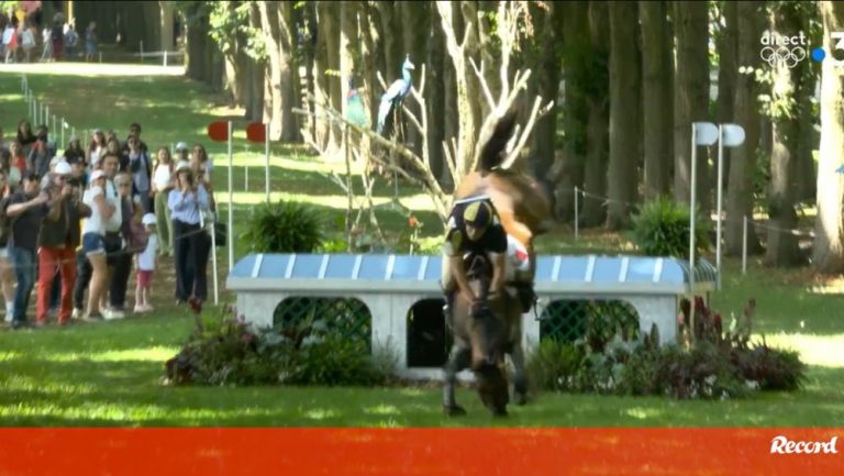 Jinete portugués cae de su caballo y se rompe la clavícula en París 2024