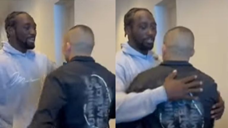 Abrazo entre Terence Crawford a Isaac ‘Pitbull’ Cruz