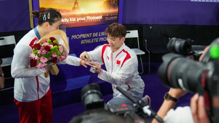 Campeona olímpica en bádminton recibió propuesta de matrimonio