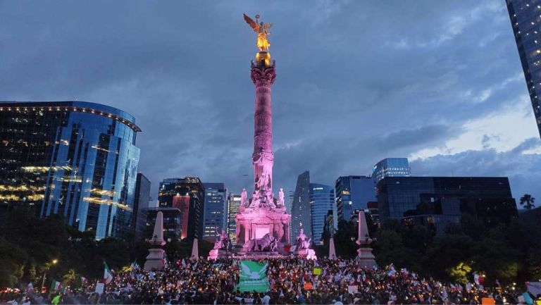 Reforma al Poder Judicial: Jueces y magistrados se manifiestan en el Ángel de la Independencia 