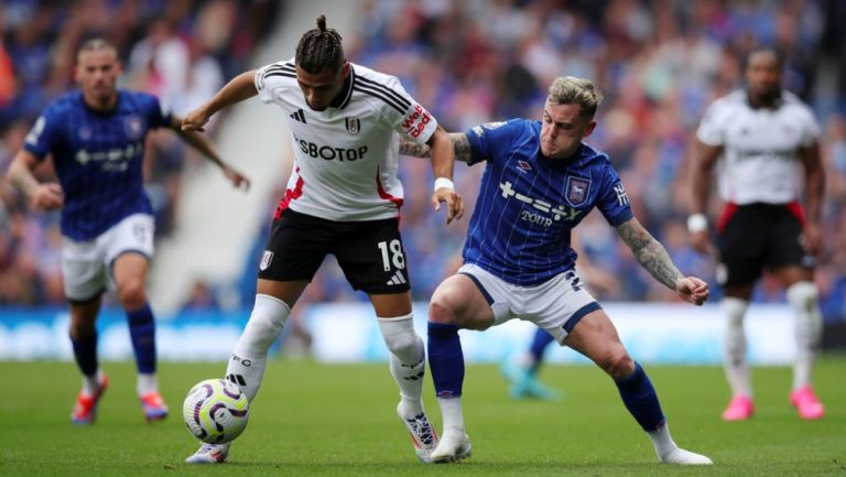 Ipswich y Fulham reparten puntos en la Premier; Raúl Jiménez jugó 11 minutos