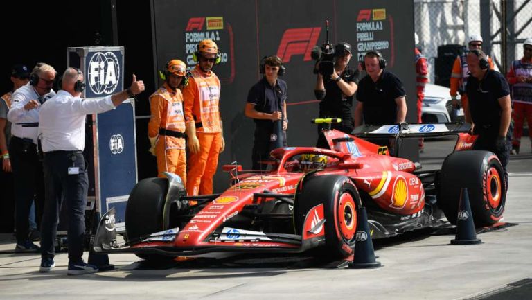 Sainz finalizó cuarto en Monza