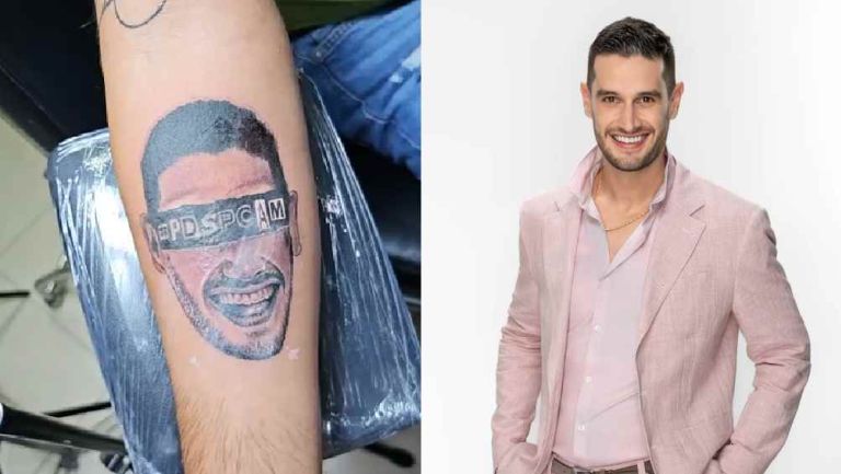 ¡Fan de Adrián Marcelo se tatúa el rostro del youtuber regiomontano!