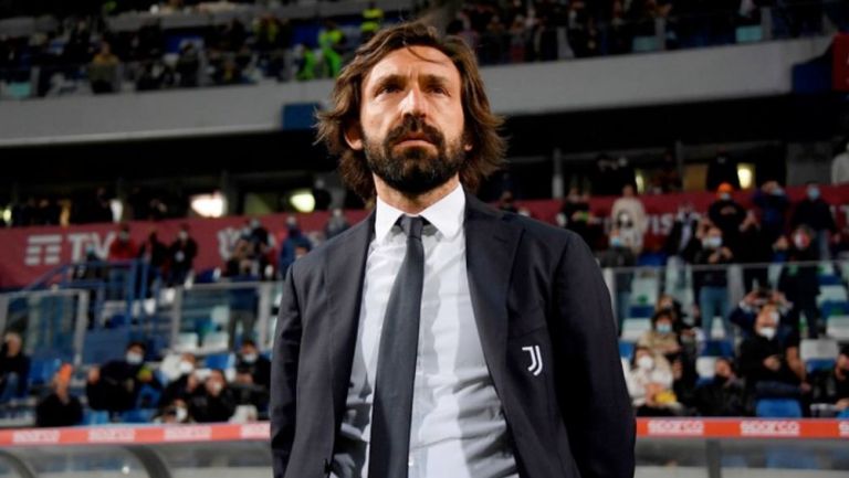 Pirlo como entrenador de la Juventus de Turín