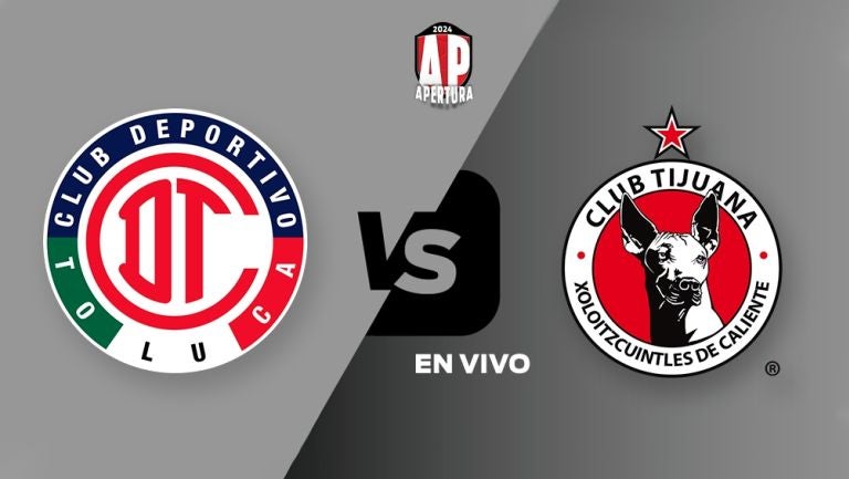 Toluca vs Tijuana EN VIVO Liga MX Jornada 7 Apertura 2024