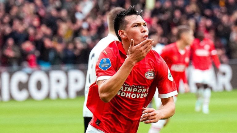 PSV rinde homenaje a ‘Chucky’ Lozano por llegar a 50 goles en el club