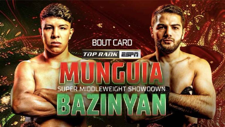 Jaime Munguia vs Erik Bazinyan ¿Dónde y a qué hora ver la pelea del mexicano?