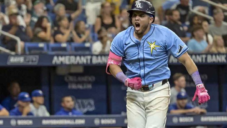 Aranda jonronea por 3er juego seguido y Rays ganan 4-3 a Azulejos para barrer serie de tres juegos