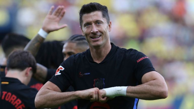 Lewandowski tras la victoria ante el Villarreal: 'Todos sabemos cómo queremos jugar'