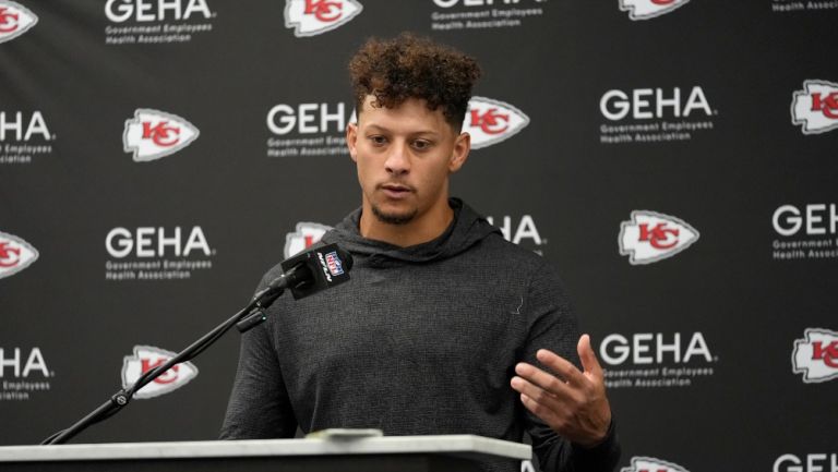 Mahomes tras lesionar a su compañero Rashee Rice