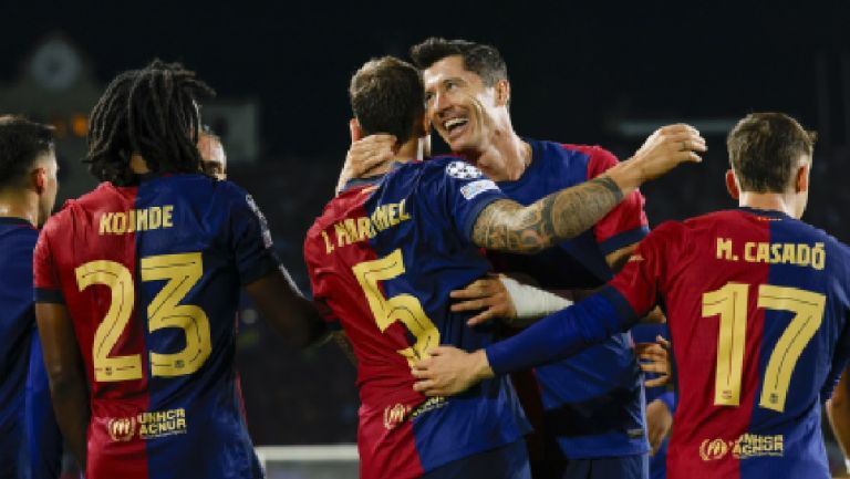 Barcelona golea en Champions