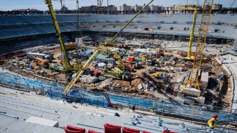 Trabajadores del nuevo Spotify Camp Nou desataron pelea campal