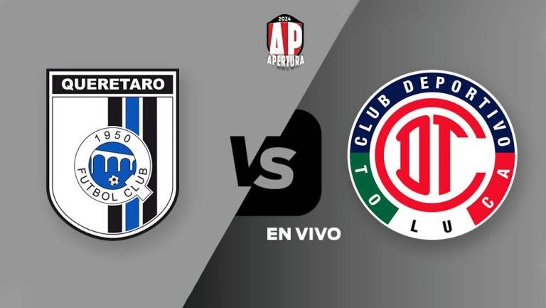 Querétaro vs Toluca EN VIVO Liga MX Apertura 2024 Jornada 12