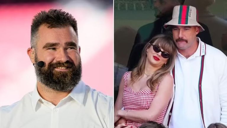 Jason Kelce es el hermano de Travis Kelce, novio de la cantante Taylor Swift