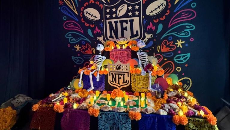 ¡A la mexicana! NFL realiza evento con temática del Día de Muertos