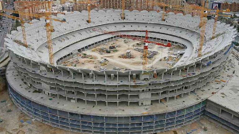 Valencia presentó proyecto al Ayuntamiento para retomar la construcción del 'Nou Mestalla'