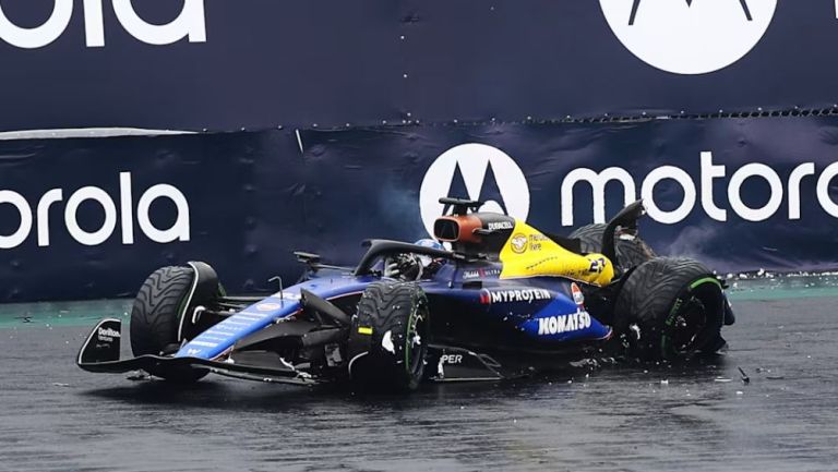 Albon no podrá correr la carrera en Brasill