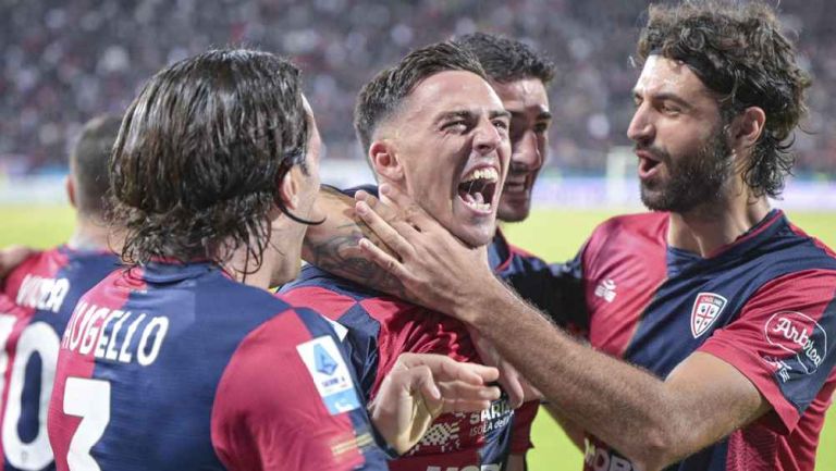 Cagliari rescató el empate de último minuto ante Milan