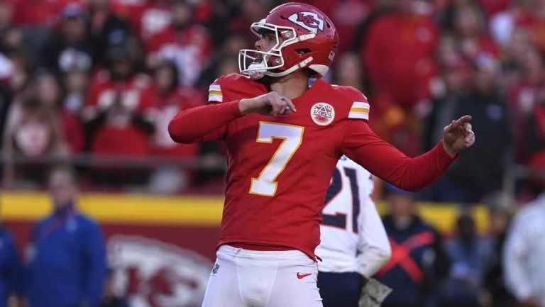 Chiefs pierden a su pateador Harrison Butker por al menos cuatro semanas