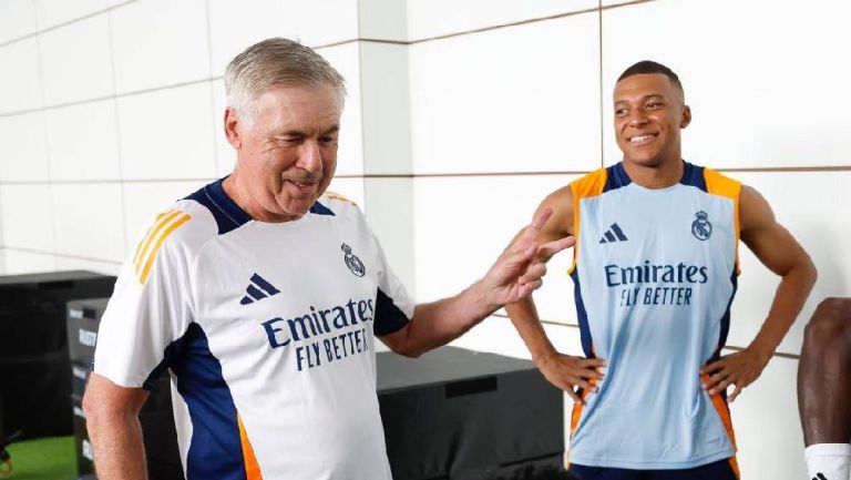 Carlo Ancelotti descarta mal momento mental de Kylian Mbappé: 'Le veo motivado y feliz'